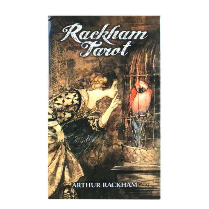 rackham-ไพ่ทาโรต์-ไพ่ทาโรต์ทำนายโชคชะตาเกมการ์ดกระดาษไพ่ทาโรต์สำหรับปาร์ตี้ในครอบครัวไพ่ทาโรต์-rackham-ความบันเทิง