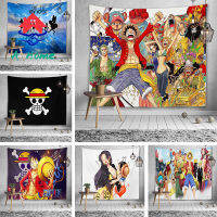 One--Piece Tapestry การ์ตูนอะนิเมะ Decor แขวนพื้นหลัง 3D การพิมพ์ Tik Tok ที่ถ่ายทอดสดผ้าผ้าม่านบ้านห้องนั่งเล่นตกแต่งห้องนอน