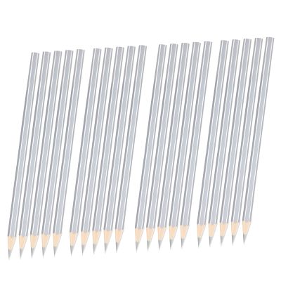 20 Pack Silver Welders Pencil Metallic Silver Marking Pencil for Construction Workers Metalwork Plumbers Framers