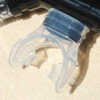 [COD] Underwater Transparent 2 head regulator mouthpiece snorkeling bite silicone