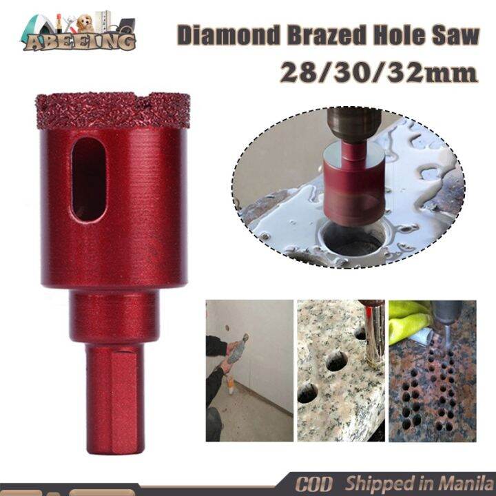 Drill Bit Brazed Hole Saws, For Marble Granite Glass Tile Ceramic