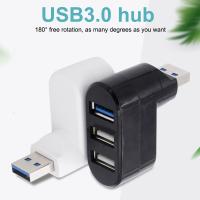 [HOT HAIXWLXKWW 589] USB 3.0 Hub 2.0อะแดปเตอร์ความเร็วสูง U Disk Reader Splitter 3พอร์ตสำหรับแล็ปท็อป Mac ฟรี Rotion HUB