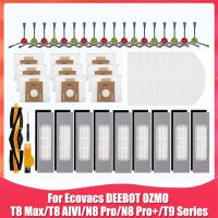 Replacement Parts for DEEBOT OZMO T8 Max T8 N8 Pro/N8 Pro+ Robot Vacuum Cleaner Accessories Kit