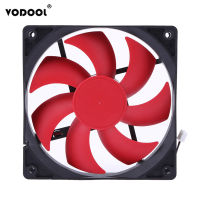 Vodool 120X120X25มม. Dc12v 1800Rpm พัดลมพัดลมคอมพิวเตอร์2pin แบบพกพา Cpu เคสคอมพิวเตอร์หม้อน้ำระบายความร้อนสำหรับคอมพิวเตอร์พีซีแผงระบายความร้อน