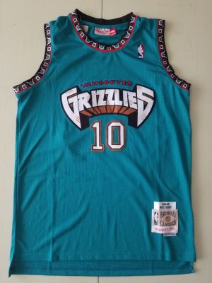 Top-quality Hot Sale Mens Memphis Grizzlies 10 Mike Bibby Mitchell Ness 1998-99 Green Swingman Jersey