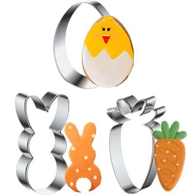 Cake Mold Themed Party Supplies Holiday DIY Baking Pastry Tools Easter Cookie Cutters Bunny Rabbite Shapes Egg