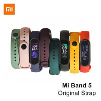 Original Xiaomi Mi Band 5 Wrist Strap Colorful Silicone TPU Bracelet for Mi Smart Band 5 Wristband Smartwatches