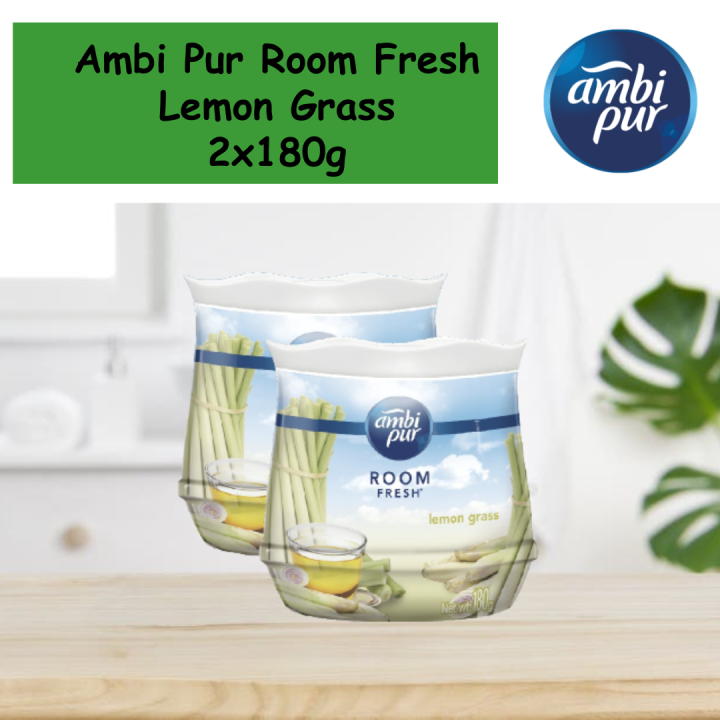 Ambi Pur Room Fresh Gel LEMON GRASS 2x180g (TWIN PACK) Lazada