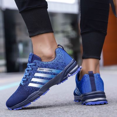 Women And Men Soft Running Shoes Lightweight Breathable Massage Male Sneakers Outdoor Jogging Walking Athletic Training Footwear