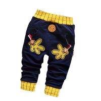 2016 spring autumn new baby pants Pentagram and letters pattern cotton 1 piece sport pants baby boy / girls pants 0-2 year