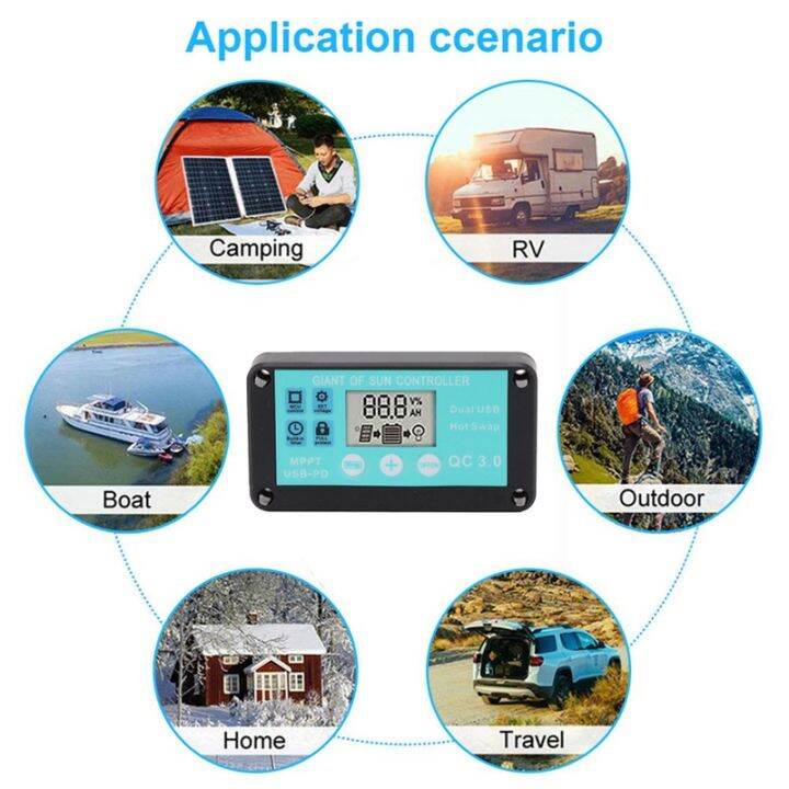 mppt-solar-charge-controller-multiple-protection-solar-solar-qc3-0-controller-with-lcd-screen