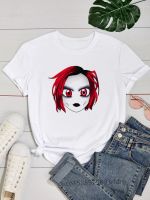 Marilyn Manson Funny Print Tshirt Y2K Basis Ocollar White Shirt Short Gildan