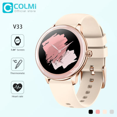 ZZOOI COLMI V33 Lady Smartwatch 1.09 inch Full Heart Rate Sleep Monitor Women Smart Watch