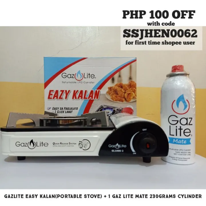 【factory outlet】 GAZ LITE EASY KALAN PORTABLE STOVE WHITE Lazada PH