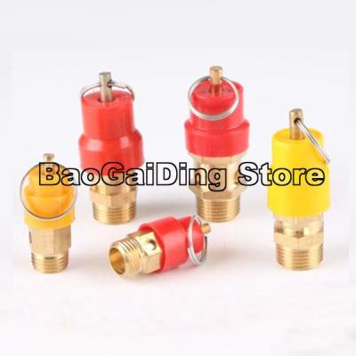 Pneumatic Safety Valve Pull Ring Air Pressure Relief Valve Vent Male 1/8 1/4 3/8 1/2 Inch with Little Red Yellow Riding Hood