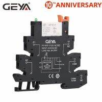 【▼Hot Sales▼】 ozba941332 Geya รีเลย์รางความหนา6.2มม. โมดูลรีเลย์6a 1no1nc 12V 24V 230V