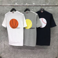 Mens T-shirt Half-sleeved Casual 2022 New Fashion Sports Basketball Printed Half-sleeved Bottoming Shirt Split Loose Tees