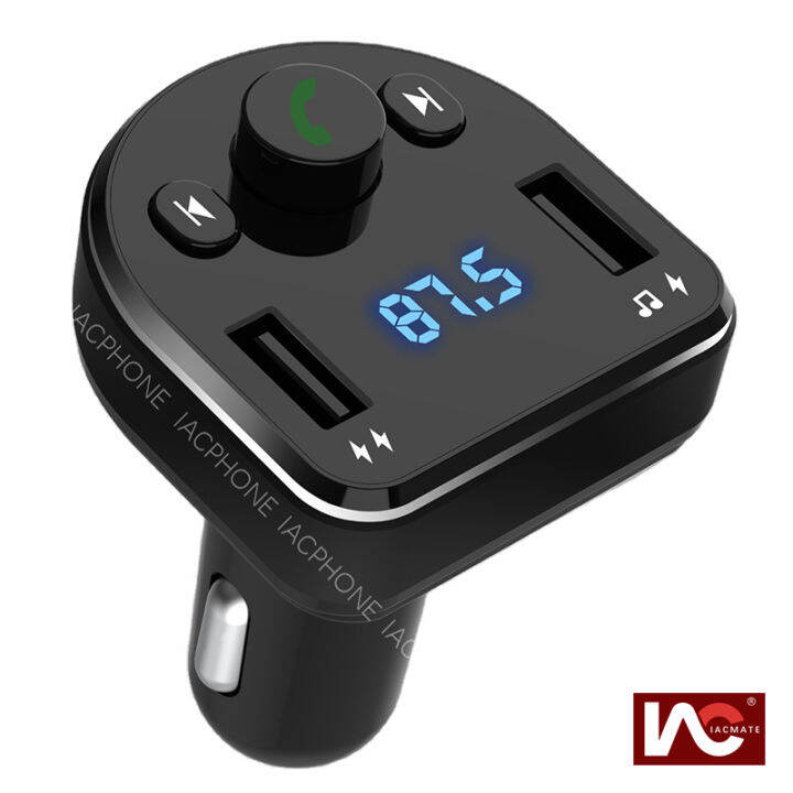 Bluetooth FM Transmitter Car Charger, Wireless Bluetooth FM Radio ...