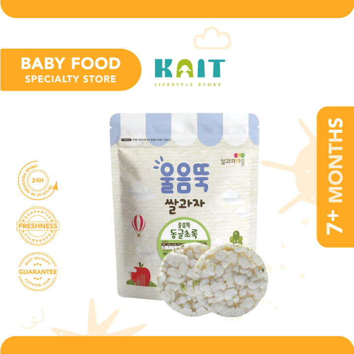 SSALGWAJA Organic Baby Rice Cake (30g) [7months] Vegie (Best Before