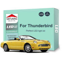 LED ภายในหลอดไฟชุดสำหรับฟอร์ดธันเดอร์เบิร์ด1989-2001 2002 2003 2004 2005รถโดมลำต้นอ่านยานพาหนะในร่มโคมไฟ C An BUS