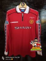 #เสื้อแมนยู เหย้า 1999 สีแดง คอชิป เกรด  เรโทร AAA  ไซร์ 3XL อก 46-47/31.5"  ฟลูออฟชั่น เอฟเอคัพ นัดชิง No. 7 เดวิด แบ็คแฮม