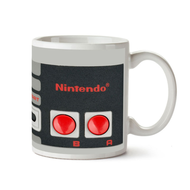 นินเทนโด-nes-controller-แก้วเซรามิค-retro-อาเขตชาแก้วกาแฟของขวัญใหม่