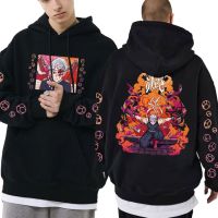 Japanese Anime Trend Demon Slayer Tengen Uzui Graphic Hoodie Men Women Casual Y2K Oversized Hoodies Male Manga Loose Sweatshirt Size Xxs-4Xl
