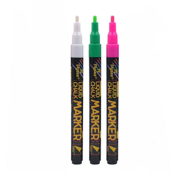 1-0มิลลิเมตรของเหลวชอล์กปากกามาร์กเกอร์หลายสี-erasable-เน้นข้อความสูทสำหรับกระดานดำ-led-คณะกรรมการการเขียนกระจกหน้าต่างจิตรกรรม