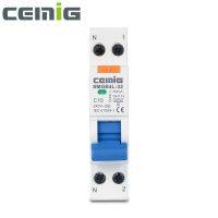 Cemig 18mm 1P N Residual Current Circuit Breaker With Over and Short Current Proteciton RCBO MCB