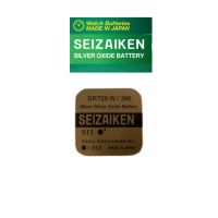 ถ่านนาฬิกา ถ่านกระดุม Seizaiken SII SR726W (396) 1.55V (SEIKO) ถ่านไซโก้ Made in JAPAN แพคกิ้งเม็ดเดี่ยว