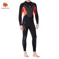 Flameer ชุดดำน้ำชาย3มม. ชุดดำน้ำชุดจั๊มสูทแบบชิ้นเดียวชุด Rash Guard