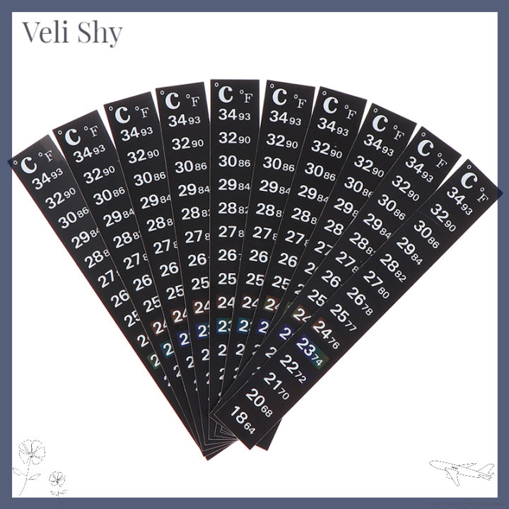 veli-shy-สติกเกอร์ติดบนเทอร์โมมิเตอร์ดิจิตัลเครื่องมือวัดอุณหภูมิ5ชิ้น