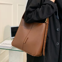 Soft PU Big Tote for Women Solid Large-capacity Handbags Fashion Shoulder Bag Student School Bags Ladies Vintage Top-Handle Bag