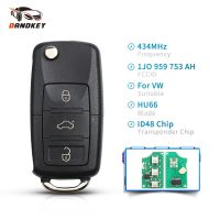 【✱2023 HOT✱】 qiukekang81481 Dandkey รีโมท1j0959753da กุญแจรถพับได้433Mhz Id48สำหรับ Vw Passat/โบรา/โปโล/กอล์ฟ/ด้วง2001/2/3/4/5/6/7/8/9