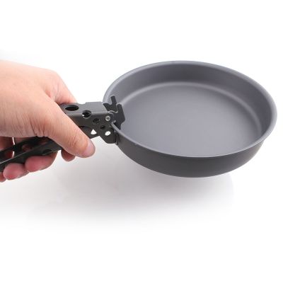 1000ml Camping Titanium Pan Ultralight Titanium Frypan Bowl Outdoor Tableware Cookware Utensils Hiking Picnic Cooking Frying Pan