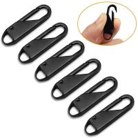 5pcs Fashion Universal Zipper Puller Slider Instant Sewing Zippers Head Repair Kit Replacement Broken Buckle Travel Bag Suitcase Door Hardware Locks F