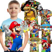 Super Mario T-shirt short sleeved quick dry casual kids sports shirt