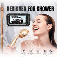 Bathroom Toilet Mobile Phone Holder Box Wall Mounted Soap cket 6.8 Inch Phone Storage Case Waterproof Shower Watching Holder