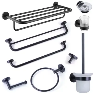 Hotel Paper Holder Robe Hooks Soap Dish Toilet Brush Holder Towel Bar &  Ring Bathroom Accessories Modern Chrome SUS304 Bathroom Shelf Bathroom  Fitting - China Bathroom Accessories, Bathroom Hardware Sets