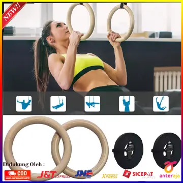 Buy CALANDIS® 2Pcs Gymnastics Rings Bar Attachment Workout for Women Men  Training Gym Ring Red | 2 Gymnastics Rings Online at Low Prices in India -  Amazon.in