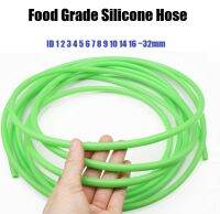 Apple  Green  Silicone Tube ท่อซิลิโคน ID 1 2 3 4 5 6 7 8 9 10 14 16 ~ 32มม. ท่อยางยืดหยุ่นเกรดอาหารท่อน้ำเครื่องดื่มปราศจากแอลกอฮอล์ขั้วต่อที่มีสีสัน