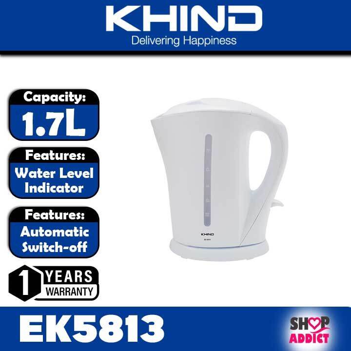 Khind Electric Jug Kettle 1.7L EK5813 Lazada