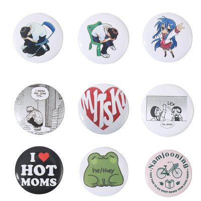【CC】 Fun Medals Star Metal Badges Clothing Accessories Cartoon Pins Wholesale Brooch Gifts