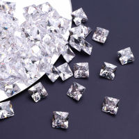 Square Pointback Glass Crystals DIY Crafts Beads Loose Precious Stones Rhinestones For Clothes Bags Jewelry Decoration Garments