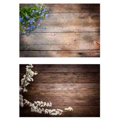 【Worth-Buy】 พื้นหลังไม้สองด้าน-ฉากหลังของบอร์ดพื้นหลังพร้อมดอกไม้ Ins สไตล์การถ่ายภาพฉากหลังรูปภาพสองด้าน