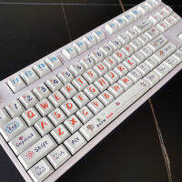 125 Keys PBTt กราฟฟิตีทาสีปุ่มกดเชอร์รี่รายละเอียด Pbt วิศวกรรมแป้นพิมพ์ชุดเต็มของปุ่มกดบุคลิกภาพอนุบาล