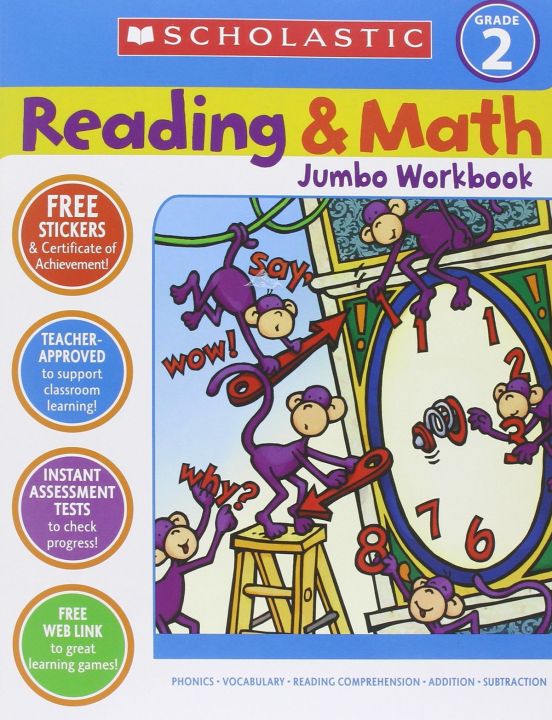 ภาษาอังกฤษรุ่นแรกการเรียนรู้เพลงการอ่านคณิตศาสตร์การออกกำลังกายbook-เกรด2อ่าน-amp-math