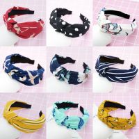 [HOT W] Top Knot Turban Twist Hairband Retro Elastic Hair Hoop Headwrap Headband For Women Print Headdress Accessories