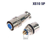 Danux XS5JK-5P/Y Socket Connector ไฟฟ้าขนาดเล็ก1ชุด XS9 2Pin XS10 3Pin 4Pin 5Pin 9มม. 10มม. ล็อคด้วยตนเองการบินขั้วต่อหลอดไฟ LED