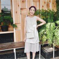 Whiteoaksandwich crossbody clutch - Light grey  กระเป๋าคล้องตัว คลัท